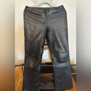 100% Leather Pants size 4